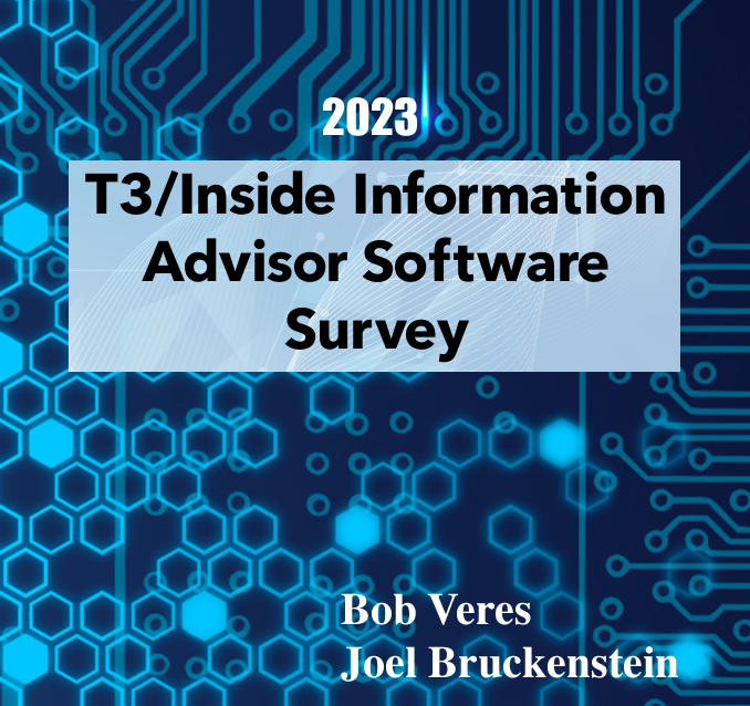 T3/ Inside Information Advisor Software Survey results - 2023